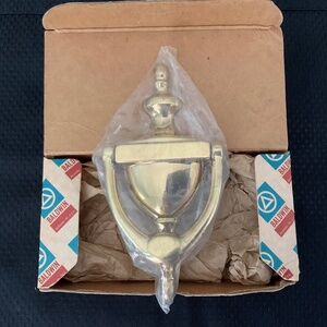 Baldwin Solid Polished Brass Door Knocker (NIB)